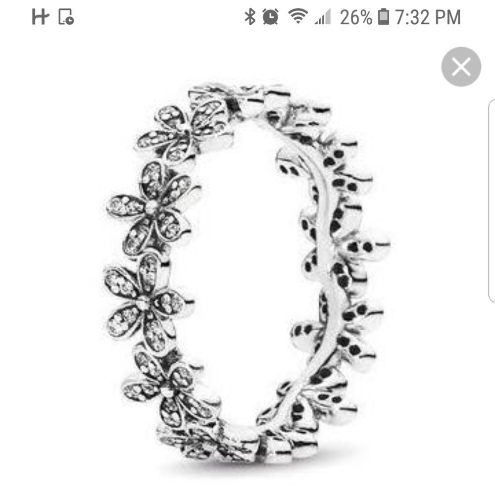 PANDORA Daisy Flower Ring 7